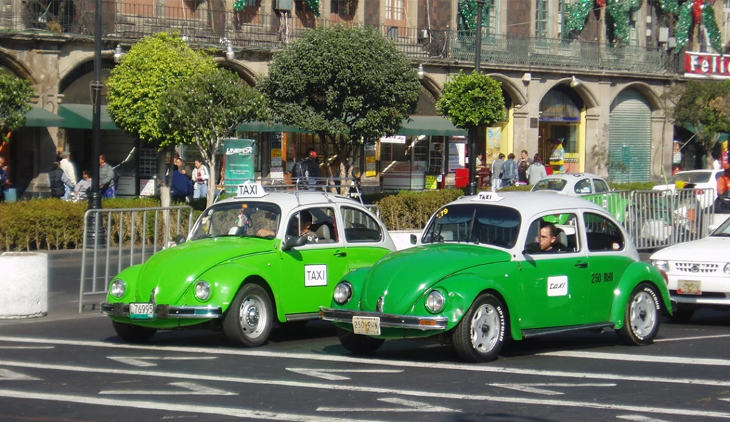 Taxis retro de CDMX